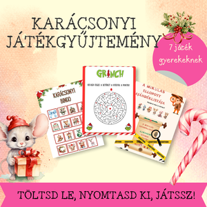 7 in 1 Nagy családi játékcsomag - KARÁCSONY - Meska.hu