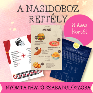 Ottalvós buli - A nasidoboz rejtély nyomtatható szabadulószoba - játék & sport - táblajáték és kártyajáték - társasjátékok - Meska.hu