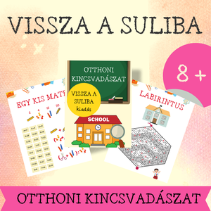 Otthoni kincsvadászat gyerekeknek - VISSZA A SULIBA, Játék & Sport, Táblajáték és Kártyajáték, Társasjátékok, , MESKA