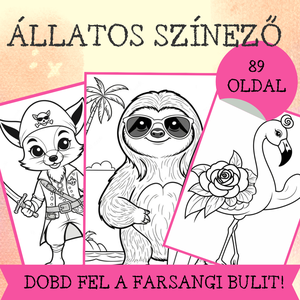 Farsangi 5 in 1 játékcsomag - játék & sport - táblajáték és kártyajáték - társasjátékok - Meska.hu
