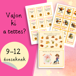 A méhkirálynő megdézsmált készlete - méhecskés kincsvadászat 9-12 éveseknek - játék & sport - készségfejlesztő és logikai játék - logikai játékok - Meska.hu