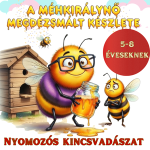 A méhkirálynő megdézsmált készlete - méhecskés kincsvadászat - játék & sport - készségfejlesztő és logikai játék - logikai játékok - Meska.hu