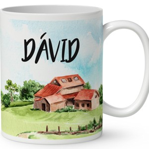 Névvel kérhető - Gazda manó báránnyal mintás bögre - otthon & életmód - konyhafelszerelés, tálalás - tálalás - bögre & csésze - Meska.hu