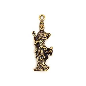 Sárgaréz medál Buddha 4x1,5cm - Meska.hu