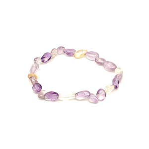 Ametrin pebble karkötő A 6-10mm, Ékszer, Karkötő, Ásványkarkötő, , MESKA