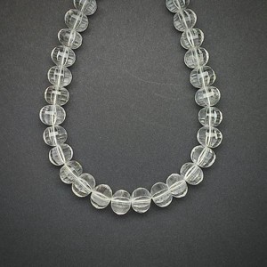Hegyikristály fazettált lencse A 10x8mm, Kellékek & szerszámok, Ásvány alapanyag, Ásványfüzér, , MESKA