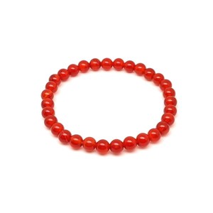 Karneol sötét ásvány karkötő golyós 6mm, Ékszer, Karkötő, Ásványkarkötő, , MESKA