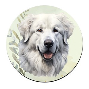 Kuvasz portré mintás bögre alátét, , , MESKA