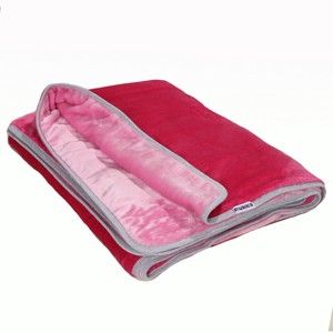 Flanel Fleece takaró dupla pink rózsaszín - otthon & életmód - kisállatoknak - Meska.hu