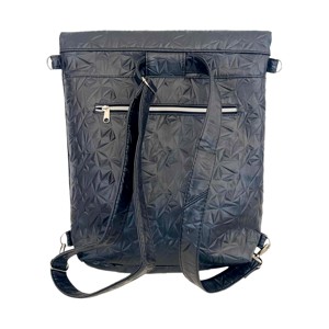 SuziartBag Fekete gyűrt mintás 2in1 hátizsák - táska & tok - kézitáska & válltáska - válltáska - Meska.hu