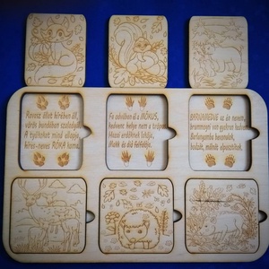 Erdei mondókák - játék & sport - készségfejlesztő és logikai játék - oktató játékok - Meska.hu