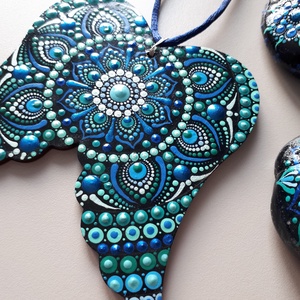 Angyalszárny Pontozott Mandala Nyaklánc - ékszer - nyaklánc - hosszú nyaklánc - Meska.hu