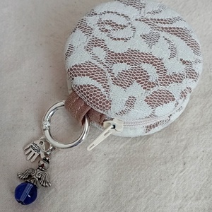 Csipkés angyalkás érmetárca, Táska & Tok, Pénztárca & Más tok, Aprópénztartó, Varrás, MESKA