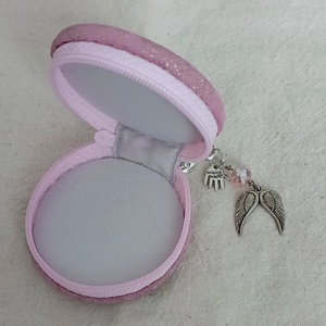 Csillámos rózsaszín érmetárca - táska & tok - pénztárca & más tok - aprópénztartó - Meska.hu