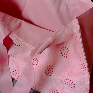 Rózsaszín virágos textil táska - táska & tok - bevásárlás & shopper táska - shopper, textiltáska, szatyor - Meska.hu