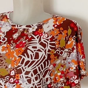 Virágos tavaszi női pólóruha - ruha & divat - női ruha - ruha - Meska.hu