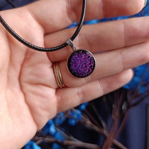Gothic Fairy medálos nyaklánc lila - ékszer - nyaklánc - medálos nyaklánc - Meska.hu