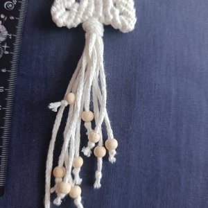 Macrame Csillag karácsonyi dísz - karácsony - karácsonyi lakásdekoráció - karácsonyi lakásdíszek - Meska.hu