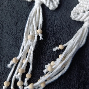 Páros macrame csillag - karácsonyi dísz - karácsony - karácsonyi lakásdekoráció - karácsonyi lakásdíszek - Meska.hu