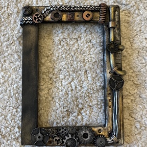 Kicsi steampunk képkeret, Otthon & Életmód, Dekoráció, Kép & Falikép, Képkeret, Gyurma, MESKA