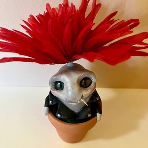 Virághagymácska (a vagány) - otthon & életmód - dekoráció - virágdísz és tartó - cserép & kaspó - Meska.hu