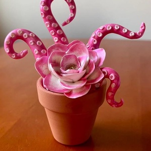 Rózsszín varázs, Otthon & Életmód, Dekoráció, Asztal és polc dekoráció, Asztaldísz, Gyurma, MESKA