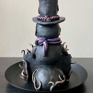 Gót Hóember - otthon & életmód - dekoráció - asztal és polc dekoráció - asztaldísz - Meska.hu