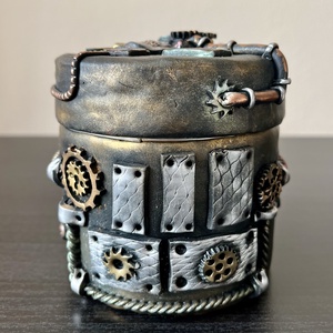 Steampunkos nagy doboz - otthon & életmód - tárolás & rendszerezés - doboz - Meska.hu