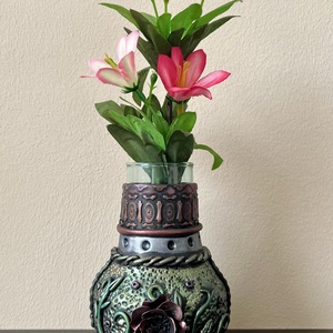 Díszváza, Otthon & Életmód, Dekoráció, Virágdísz és tartó, Váza, Gyurma, MESKA