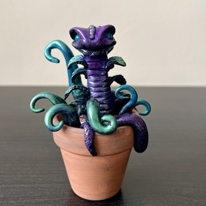 Tekergő virág, Otthon & Életmód, Dekoráció, Virágdísz és tartó, Csokor & Virágdísz, Gyurma, MESKA