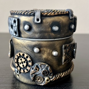 Kis Steampunk doboz - ékszer - ékszertartó - ékszerdoboz - Meska.hu