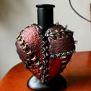 Szív váza - otthon & életmód - virágdekoráció - virágtartó - váza - Meska.hu