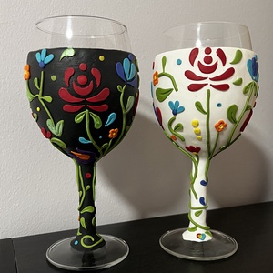 Magyaros boros páros, Otthon & Életmód, Konyhafelszerelés, tálalás, Tálalás, Boros poharak, szettek, Gyurma, MESKA