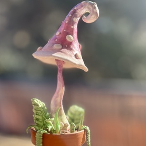 Varázslatos gomba, Otthon & Életmód, Dekoráció, Asztal és polc dekoráció, Asztaldísz, Gyurma, MESKA