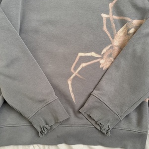 bleached/fehérített pók mintás egyedileg készült custom pulcsi - diy (csináld magad) - szolgáltatás - Meska.hu