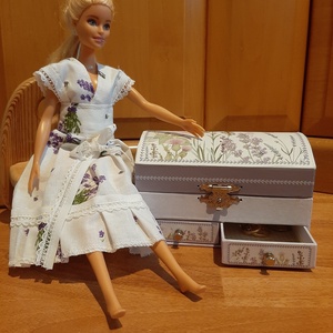 Levendulás barbie ruha, Játék & Sport, Baba & babaház, Barbie ruhák, Varrás, MESKA
