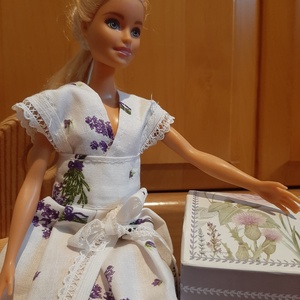 Levendulás barbie ruha - játék & sport - baba & babaház - barbie ruhák - Meska.hu