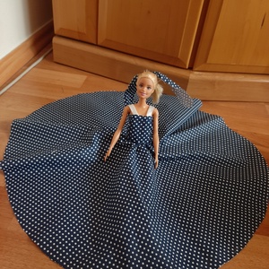 Pöttyös barbi ruha - játék & sport - baba & babaház - barbie ruhák - Meska.hu