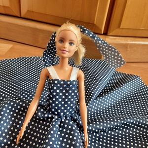 Pöttyös barbi ruha - játék & sport - baba & babaház - barbie ruhák - Meska.hu