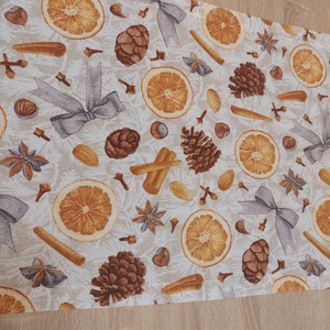 Narancsos aszalifutó, Otthon & Életmód, Konyhafelszerelés, tálalás, Tálalás, Terítő, Varrás, MESKA