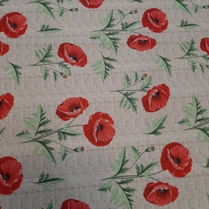 Pipacsos asztalterítő , Otthon & Életmód, Konyhafelszerelés, tálalás, Tálalás, Terítő, Varrás, MESKA