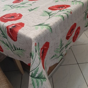 Pipacsos asztalterítő  - otthon & életmód - konyhafelszerelés, tálalás - tálalás - terítő - Meska.hu