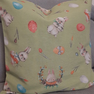 Nyuszis párnahuzat, Otthon & Életmód, Lakástextil, Párna & Párnahuzat, Díszpárnahuzat, Varrás, MESKA