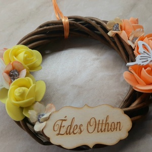 Tavaszi ajtódísz - otthon & életmód - dekoráció - ajtó- és ablak dekoráció - ajtódísz & kopogtató - Meska.hu