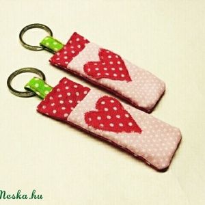 Rózsaszín USB Pendrive vagy Rúzs táska karikán Szív mintával -  - Meska.hu