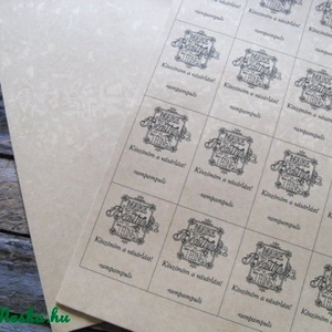 Öntapadós NYOMTATHATÓ kraft papír - A4 - kellékek & szerszámok - papír - egyéb papír - Meska.hu