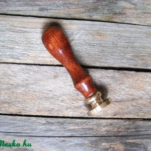 Fa pecsét bélyegző viaszhoz fém fejjel FOR YOU - kellékek & szerszámok - papír - Meska.hu