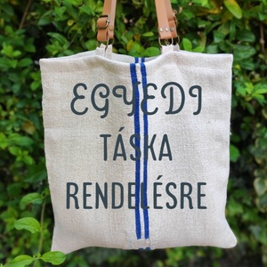 Zsákvászon táska bevásárló pakolós RENDELÉSRE - táska & tok - kézitáska & válltáska - nagy pakolós táska - Meska.hu