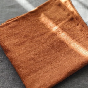 Rozsda lenvászon szalvéta 2db - otthon & életmód - konyhafelszerelés, tálalás - konyhai textil - szalvéta - Meska.hu