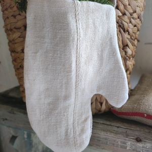 Farmhouse egyujjas kesztyű kandallódísz - karácsony - mikulás - mikulás zsák - Meska.hu